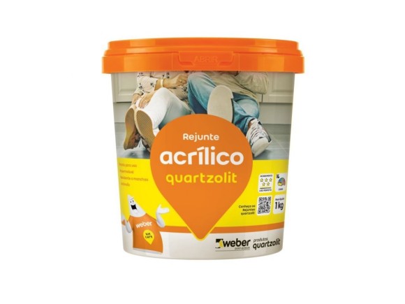 Quartzolit - Rejunte Acrílico Branco 1Kg