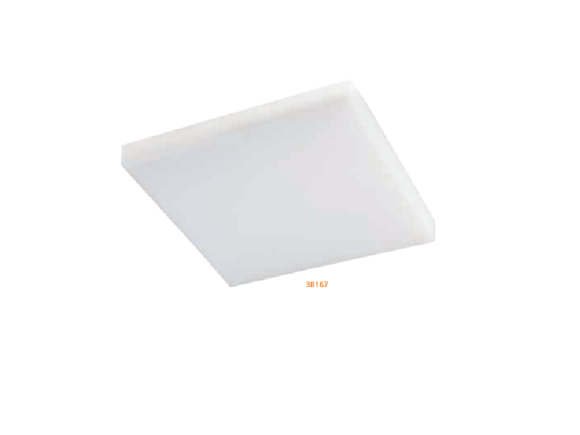 Luminária Embutir Quadrada Frameless Led 16W 4000K - Bronzearte