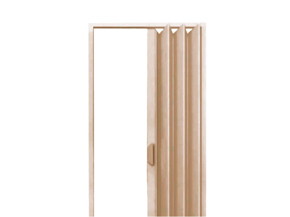 Porta sanfonada 70cm Fortlev - Bege