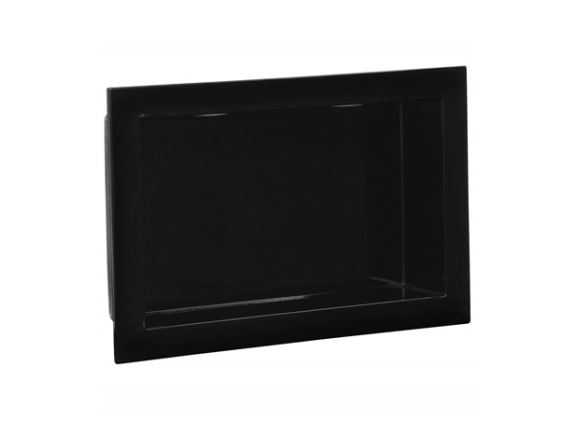 Nicho de embutir 2 leds 30x50 Preto