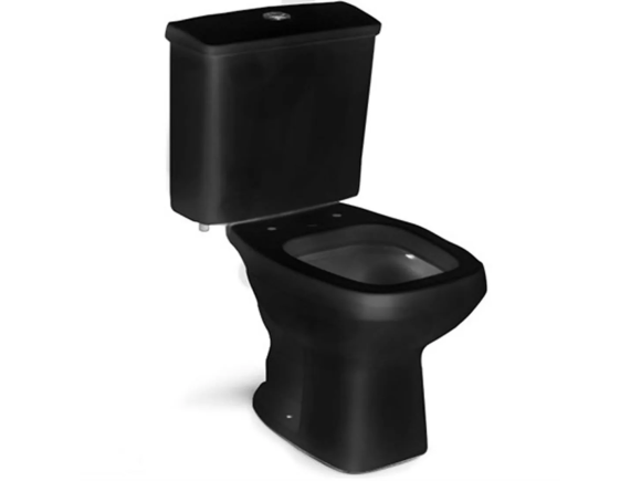 Bacia c/ caixa City Eco Flush Celite Preto