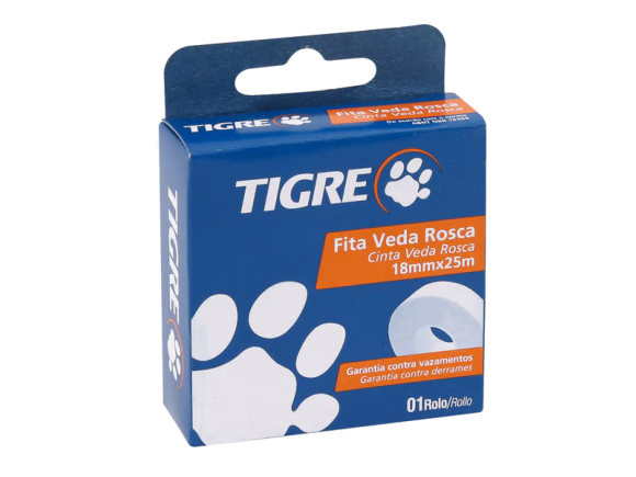 TIGRE-FITA VEDA ROSCA 18MMX25M