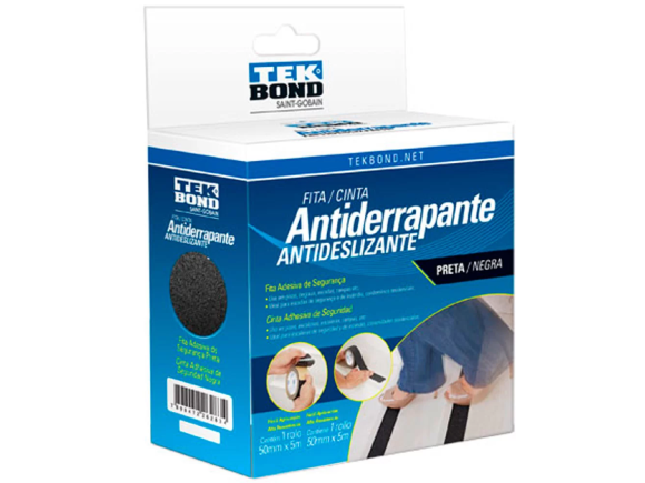 FITA ANTI-DERRAPANTE PRETA C/5M